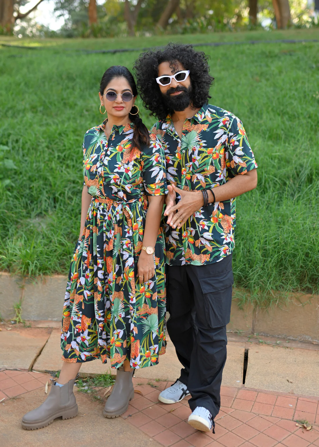 Men Green Solid Polo Neck T-shirt